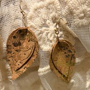 Elegant Floral Leaf Earrings